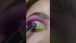Easy Colorblock Tutorial #nikkihelena #colorfulmakeuptutorial @cosmicbrushes626@monolithshop9615
