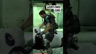 Goofy Chris Redfield Core 😂💀 (RE5 VS RE6) #shorts #residentevil