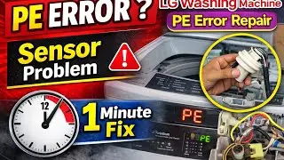 Lg washing pe error code | lg washing machine pe error problem solve #peerrorcode 