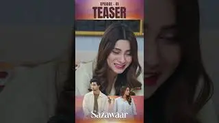 Sazawaar Episode 41 | Teaser | #khaqanshahnawaz | #alishbakhan | #shorts