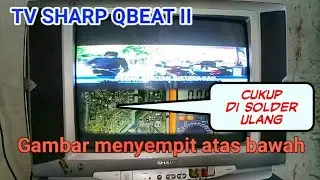 TV Sharp Qbeat gambar menyempit atau gambar menciut
