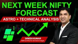 How to Predict Nifty Next Week with Astro + Technical Analysis 🔥| #stockmarket | #trading | #astro |