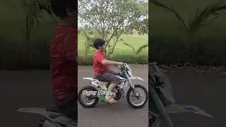 Motor Trail Medium Anak 110cc Type Husqy#shorts #shortsvideo