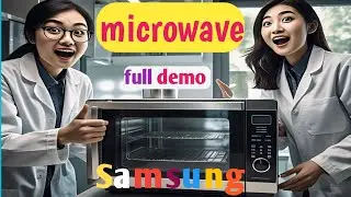 How to use Samsung Microwave. Micro oven chalana sikhen #demo #microwaveoven #kitchenappliance