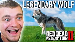 Охота на редкого легендарного волка в Red Dead Redemption 2!