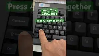 Word Tricks #computer #date #time #shorts #dksir #word