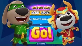 Talking Tom Hero Dash - Supra Power Ben Vs Demon Boss Hank - Full Bosses Defeated Gameplay In Events