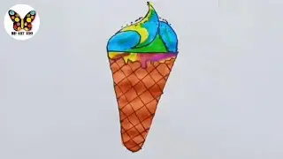 Ice cream drawing and colouring videos#rdartzoo #icecreamart #icecream #newfeeds #video #fypシ゚viral