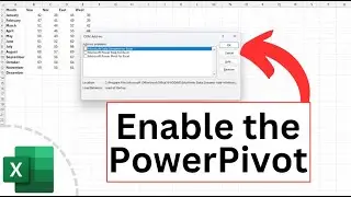 Как включить надстройку PowerPivot в Excel