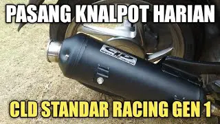 Knalpot CLD Standar Racing Gen 1 Beat untuk harian ‼️
