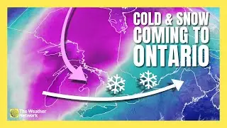 Plunging Temperatures Will Bring Rounds of Snow to Ontario | #forecast