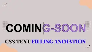 CSS Text Filling Animation Effect