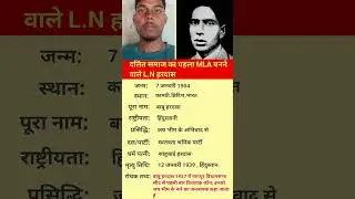 दलित समाज से पहला MLA बनने वाले L.N हरदास