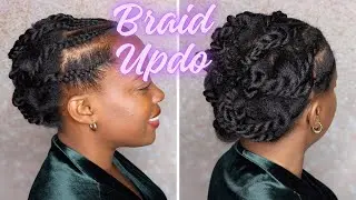 Урок по созданию прически с косами в реальном времени | 4C Hair