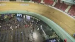 Ramped up vaccination drive in large French velodrome