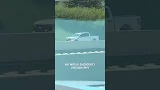 Calgary Police Undercover Pickup Truck On Scene Of Traffic Stop