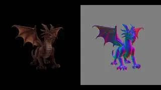 Ancient Fantasy Dragon 3D Model