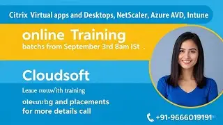 Citrix Virtual apps and desktops, intune , Azure AVD Demo Cloudsoft Solutions 9666019191