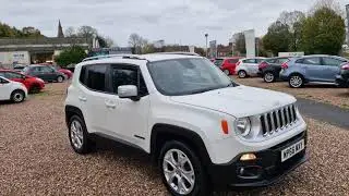 2016/66 Jeep Renegade 1.6 MultijetII Limited Euro 6 for sale at A.T Car Sales - Corby