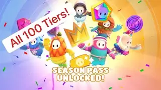 Unlocking ALL Season Pass Tiers at the same Time! (Fall Guys)