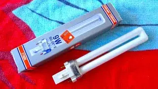 Osram 9watt Twin-Tube PL Fluorescent Light Bulb