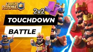 Most intense Overtime 2v2 Touchdown Battles in Clash Royale!