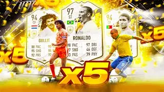 OMG WE OPENED 5 X ICON MOMENTS PACKS W OR L?? #FIFA22 #ICONPACKS