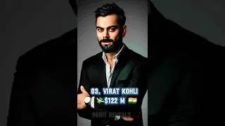 Top 10 Richest Cricketer in The World | Virat Kohli #ipl