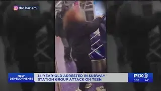 14-year-old arrested in subway attack on teen: sources