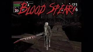 Lets Play Bloodborne PSX Demake part 3: Yharnam Sewers and finding the Blood Spear 