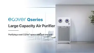 [ecover] Large Capacity Air Purifier with antibacterial & antiviral photocatalyst UV Filter