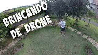 Pilotando o Drone pela Primeira Vez - Vlog - Fabi Santina