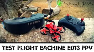 TEST FLIGHT Eachine E013 FPV 1st in Indonesia from Pilot Nakal