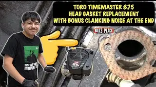 Timemaster Head Gasket Replacement 8.75 Briggs Engine 121S17-0127-F1 BONUS CLANKING NOISE WHEN DONE