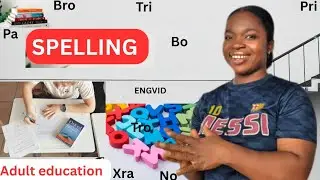 Learn How To Spell And  Write English words#engvid/adult  education/How To Read And Write English