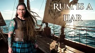 Rum Is a Liar | Dark Pirate Folk Rock Shanty with Celtic Pipes & Gang Vocals | Lyric Video