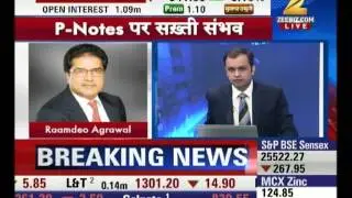 Raamdeo Agrawal, joint MD MOFSL on P-Notes impact in market : First Trade