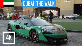 Walking in the Walk, Dubai, UAE watching Supercars