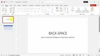 How to rotate text 90 degrees in PowerPoint table free