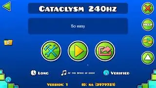 GD: Cataclysm 100% by GGboy (Insane Demon) [240hz] READ DESCRIPTION PLEASE