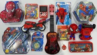 My Latest Cheapest Spiderman toy Collection, Spinner, Video Game, Mask, Piggy Bank, Guitar, Yo Yo