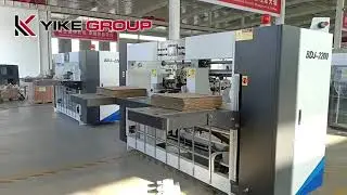 Semi auto servo motor double pc stitching machine YIKE GROUP