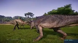 Jurassic World Evolution: Albertosaurus pair vs Allosaurus (Base Genome)