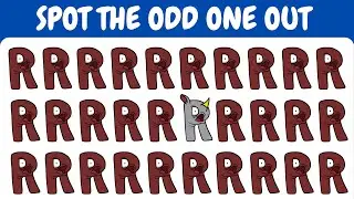 Guess The Alphabet Lore Quiz | Spot The Odd One Out | Solve The Maze | Find Three Difference