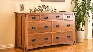 Dutch Mission Dresser Solid Quarter Sawn White Oak