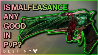 Is MALFEASANCE Trash in PvP?| Weapon Review & Crucible Gameplay (Destiny 2: Season of Arrivals)