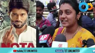 NOTA Public Talk l Genuine Talk on Nota Movie |ET UNLIMITED