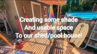 DIY Pool House Deck and Pergola [Under $400]