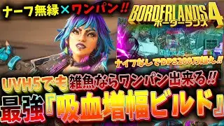 【ボーダーランズ4】UVH5も余裕！ナーフの心配がない最強ビルド『吸血増幅ビルド』紹介＆解説【吸血増幅ウィッチビルド】【VEX BUILD】【BORDERLANDS4】