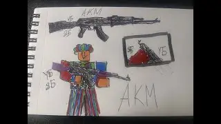 Drawing the AKM from Apocalypse Rising 2